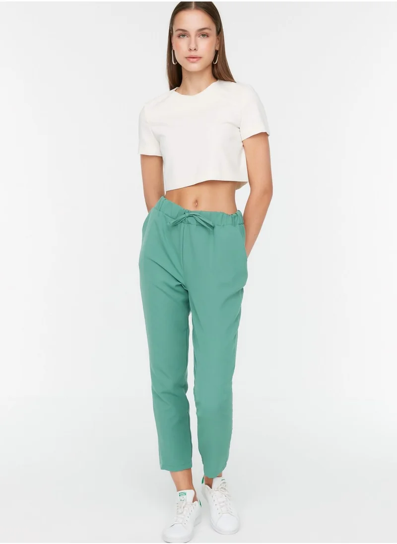 trendyol High Waist Drawstring Detail Pants
