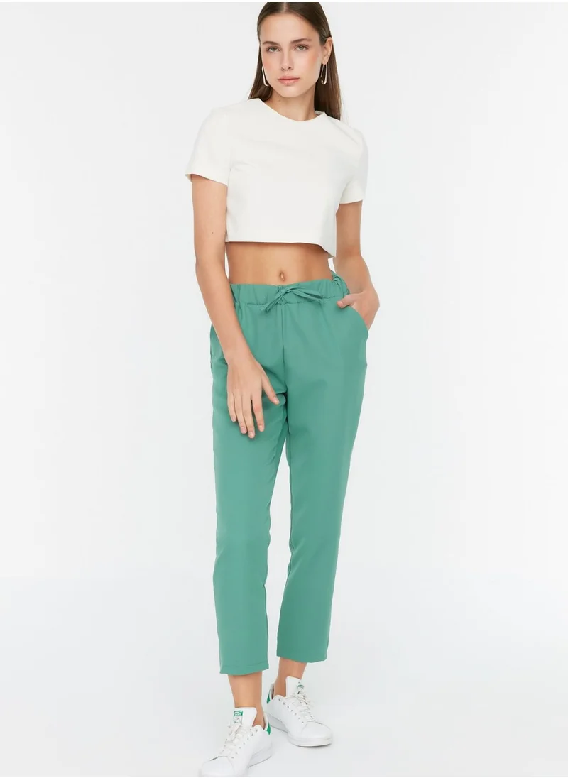trendyol High Waist Drawstring Detail Pants