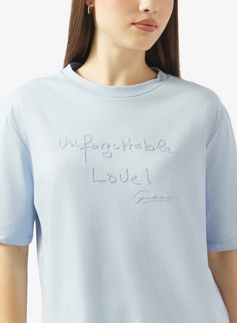 GUESS Sophie Crew Neck Short Sleeve T-Shirt - Image 3