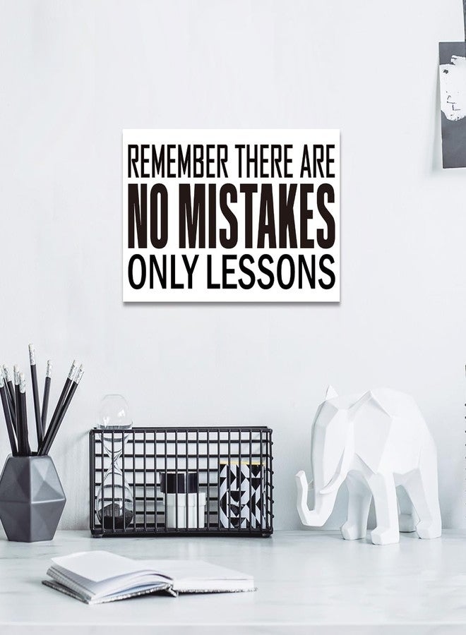 Kaecery There Are No Mistakes Sign Wood Box,Funny Inspirational Quote Wooden Block Sign for Home Office Tabletop Shelf Decor 10'' L x 6'' H,Motivational Desk Decor Accessories for Women - Image 3