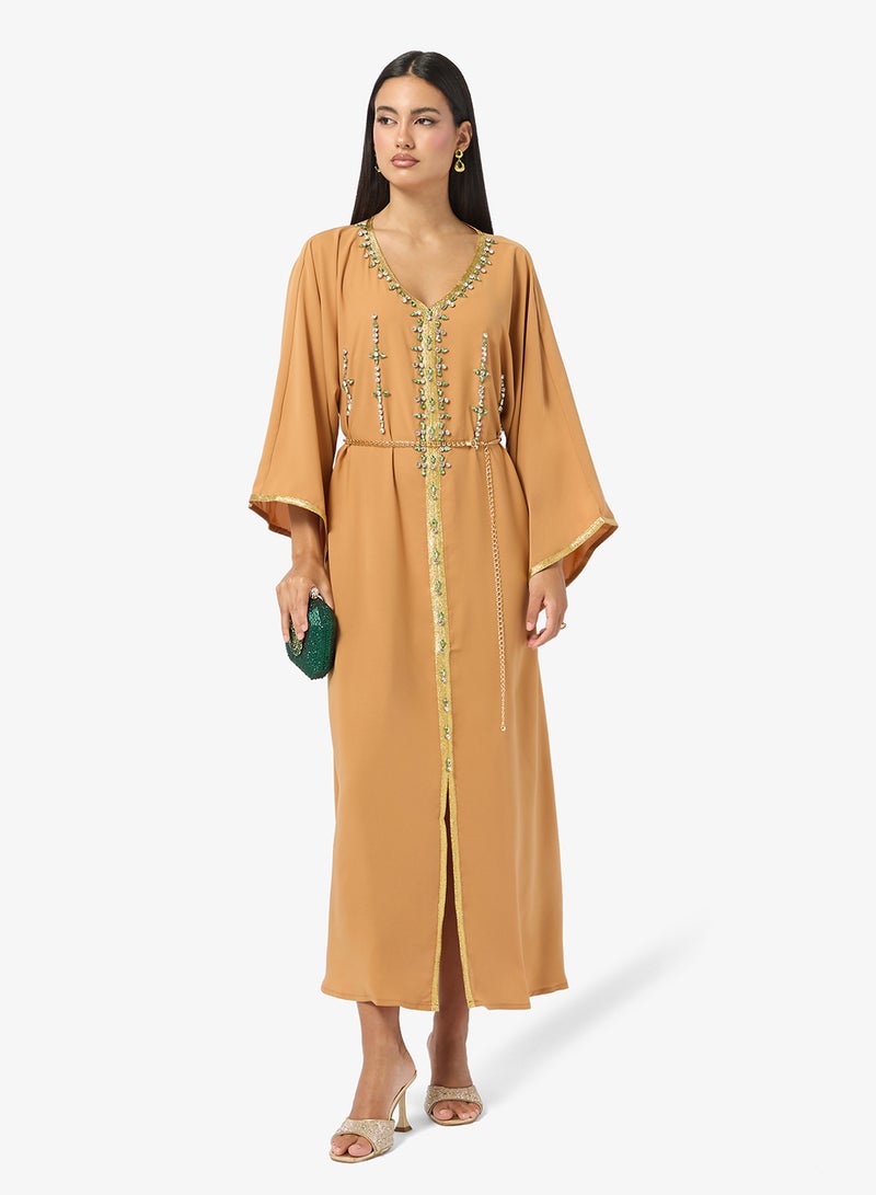 Khizana Embellished Jalabiya - Image 1