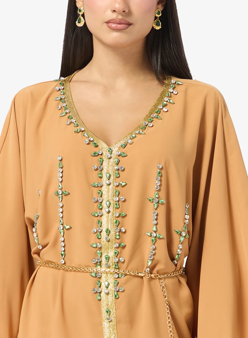 Khizana  Embellished Jalabiya for Women | Best Price UAE