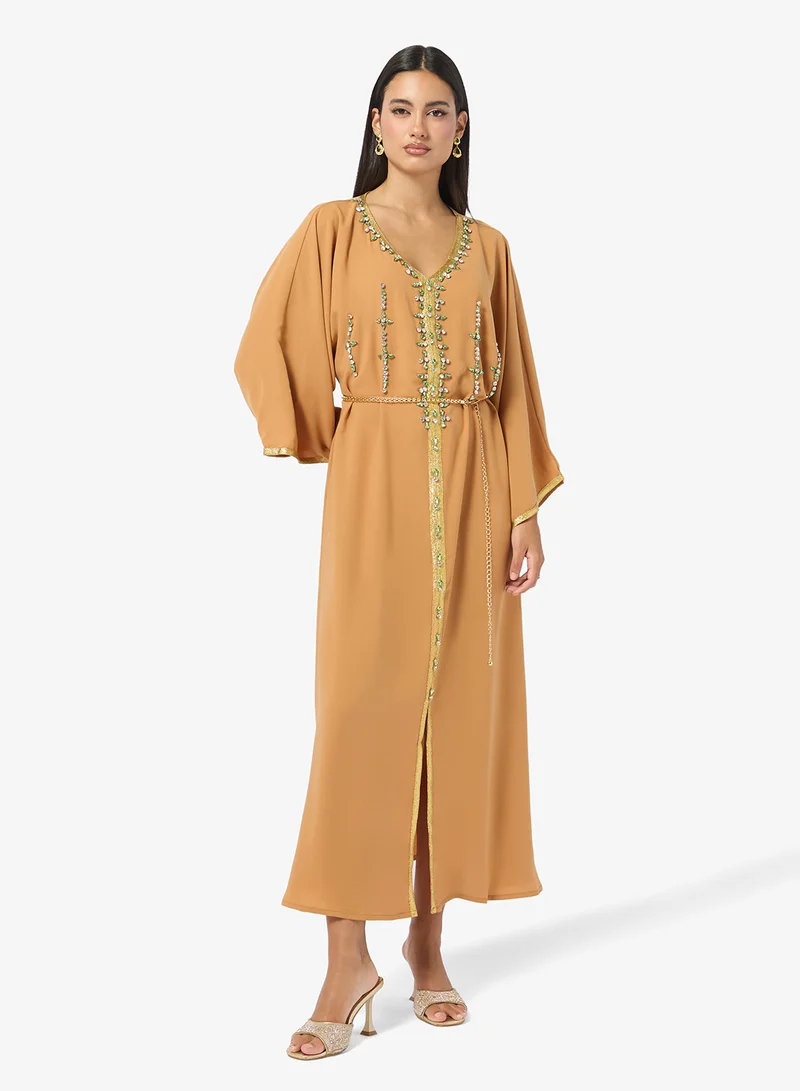 Khizana  Embellished Jalabiya for Women | Best Price UAE