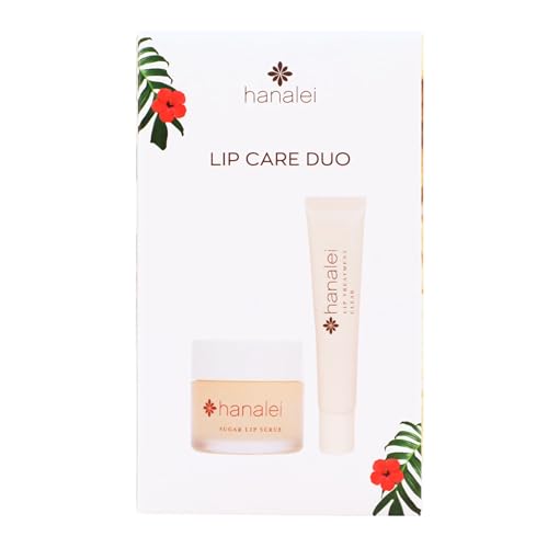 Hanalei Lip Care Products Set Duo – Sugar Lip Scrub & Kukui Oil Lip Treatment for Dry, Cracked, Chapped Lips – Exfoliate, Hydrate & Moisturize for Soft, Smooth Lips – Natural and Cruelty-free - Image 2
