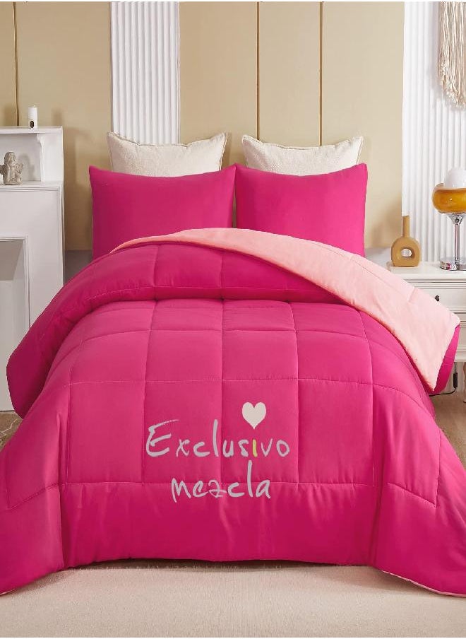 JELLYMONI JELLYMONI Reversible Rust & White Duvet Cover King Size - 3PCS Microfiber Tufted Duvet Cover Set, Boho Striped Tufted Textured Duvet Cover with Corner Ties & Zipper Closure  - Image 2