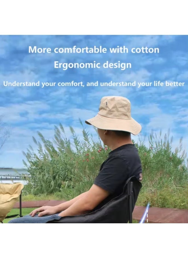 Bombay Folding Camping Chair - Padded and Comfortable (Black) (Multicolor) - Image 2