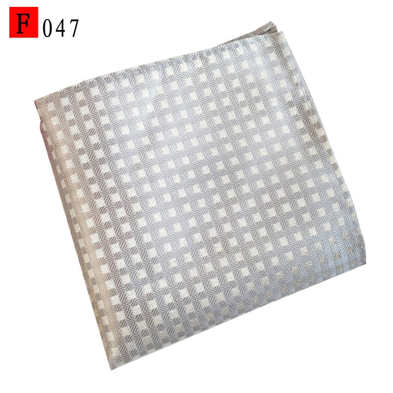 Supply Polyester Jacquard Cashew Dot Casual Fashion Men'S Pocket Scarf Small Square Scarf Handkerchief Breast Scarf - Image 1