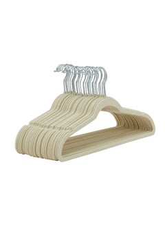BLOOMING TIME Velvet non-slip Suit Clothes Hangers,360° rotating hook(100pc)  - Image 1