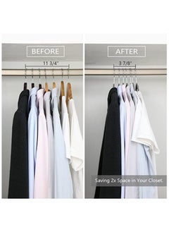 BLOOMING TIME Velvet non-slip Suit Clothes Hangers,360° rotating hook(100pc)  - Image 5