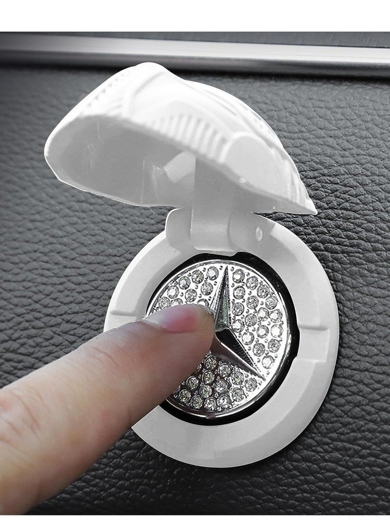 Y&D Car Push to Start Button Cover - Black Panther Engine Ignition Decorations Universal Stop Protective Power Control Trim  - Image 5