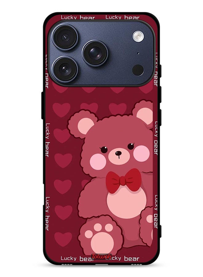 Tolwak Apple iPhone 17 Pro Protective Case Cover Lucky Bear - Image 1