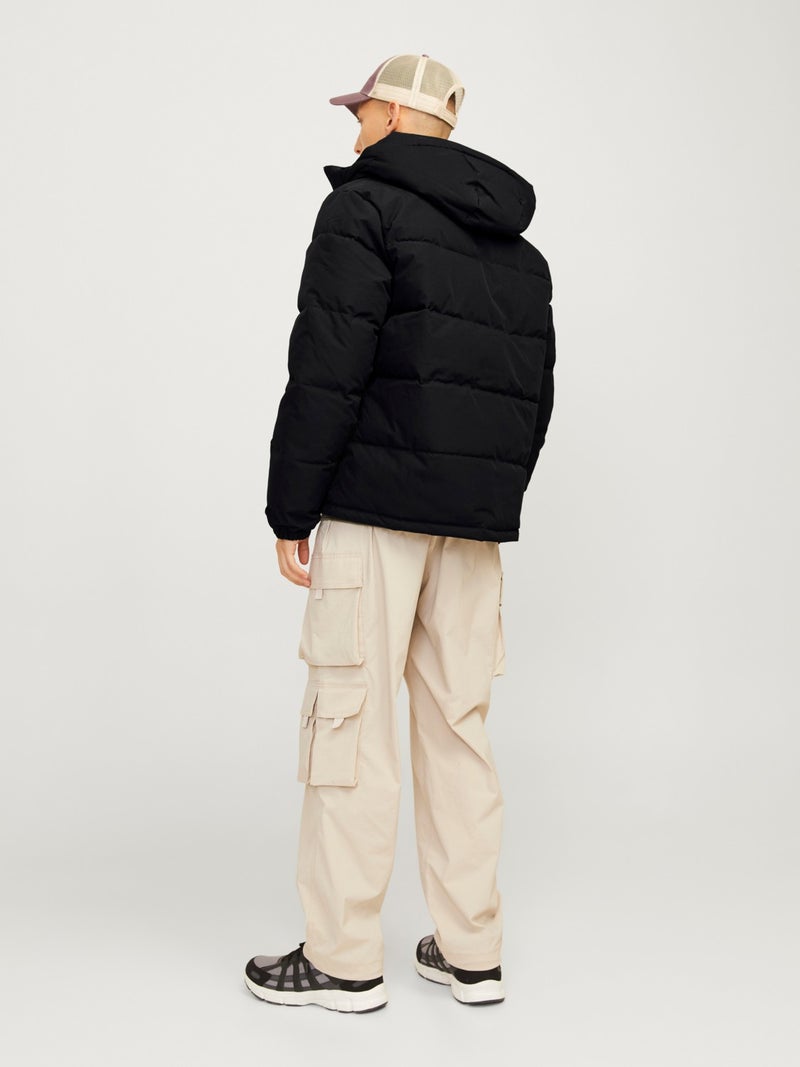 Jack Jones Jjeotto Puffer Jacket Mr. Men's Black Jacket 12258416-02 - Image 3