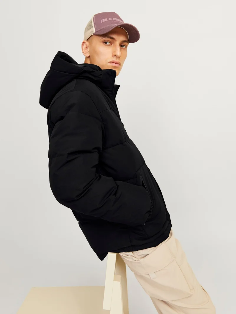Jack Jones Jjeotto Puffer Jacket Mr. Men's Black Jacket 12258416-02