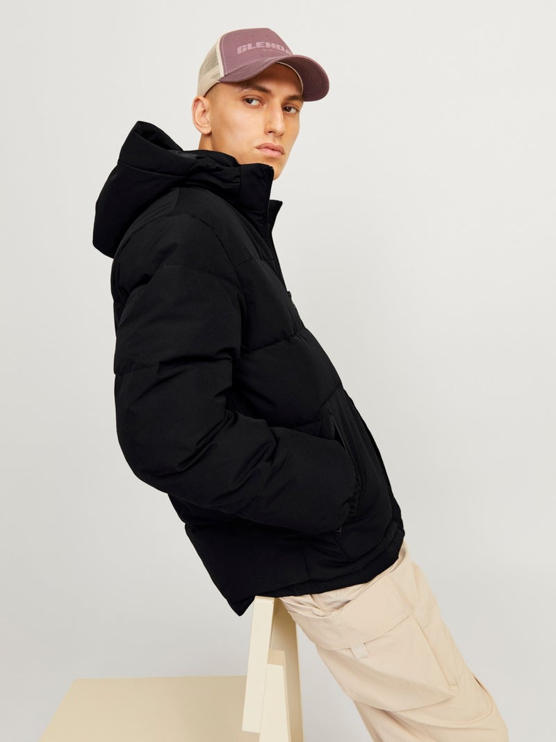 Jack Jones Jjeotto Puffer Jacket Mr. Men's Black Jacket 12258416-02 - Image 4