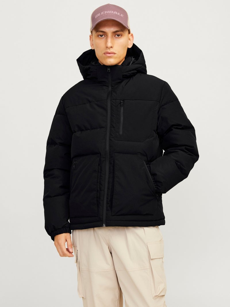 Jack Jones Jjeotto Puffer Jacket Mr. Men's Black Jacket 12258416-02 - Image 1
