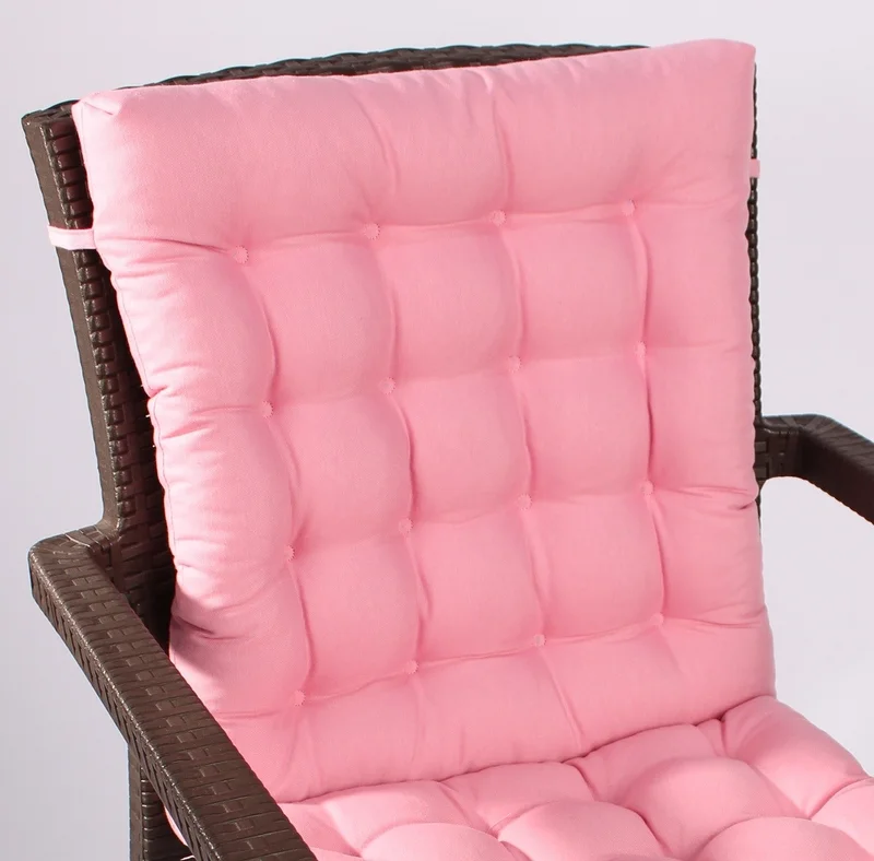 Altın Pamuk Altınpamuk Lux Fluffy Rattan Lotus Chair Cushion 43 x 93 cm. Pink