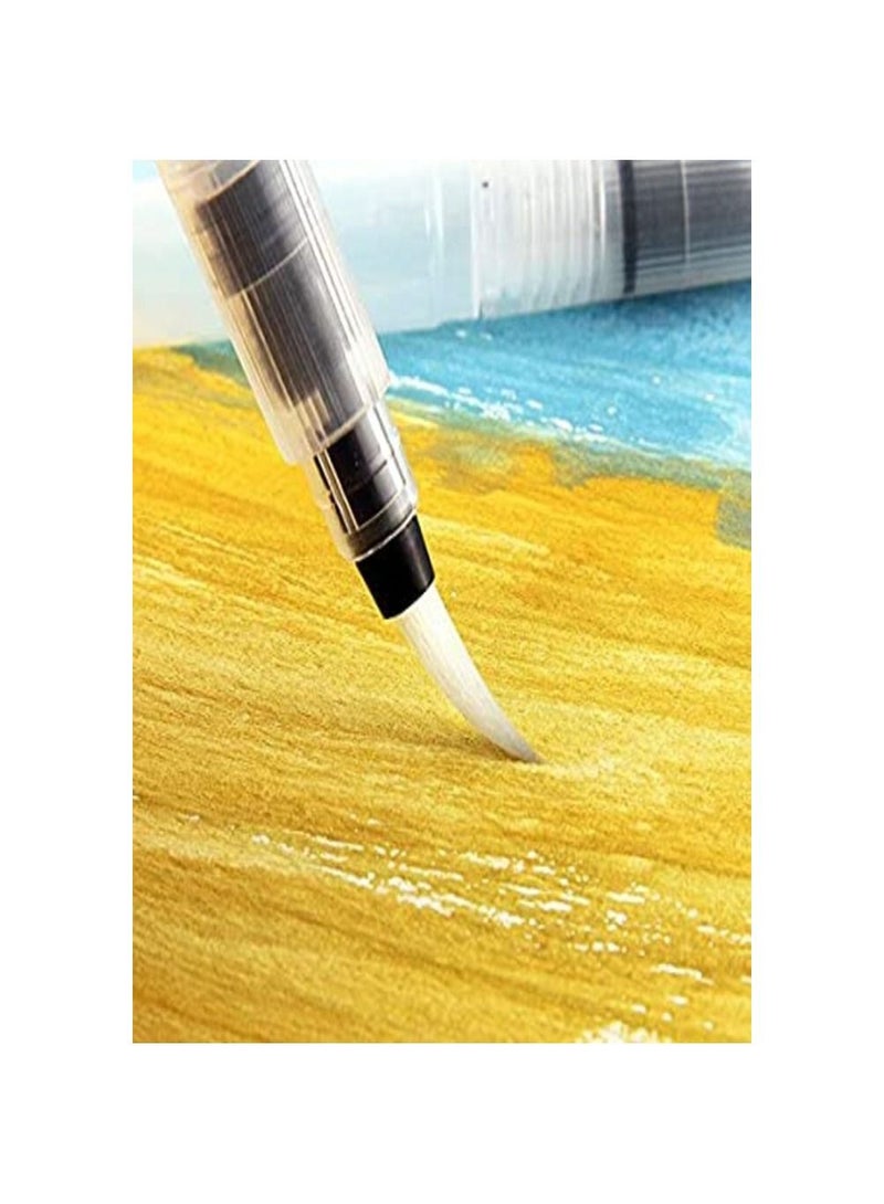 قلم فرشاة طلاء للفنان للرسم بالألوان المائية ، أقلام الرصاص القابلة للذوبان في الماء ، أقلام التحديد ، الألوان الصلبة أو الصباغ المسحوق ، 3 قطع / مجموعة - Image 4