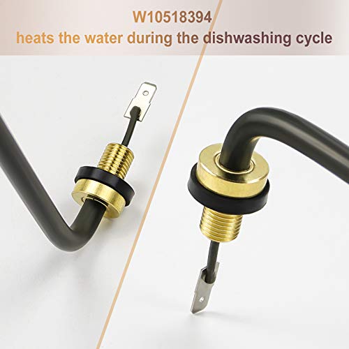 APPLIANCEMATES W10518394 W10441445 Dishwasher Heating Element for Whirlpool Kenmore Maytag Replaces W10134009 AP5690151 PS8260087 WDT730PAHZ0 WDF520PADM7 WDF520PADM3 WDF520PADM5 WDT720PADM2 WDT710PAYM3 W10518394VP - Image 4