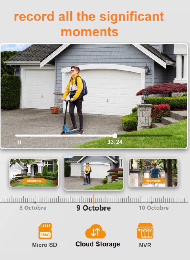 IMOU Cruiser (4MP) 1080P Wi-Fi Smart Home Outdoor Security Camera Color Night Vision 360 Degree IP66 Dust And Water Protection ,Built-in Spotlight And Siren, Two-way Talk, AI Cloud/SD Card Storage (IPC-S42FN) - Image 5