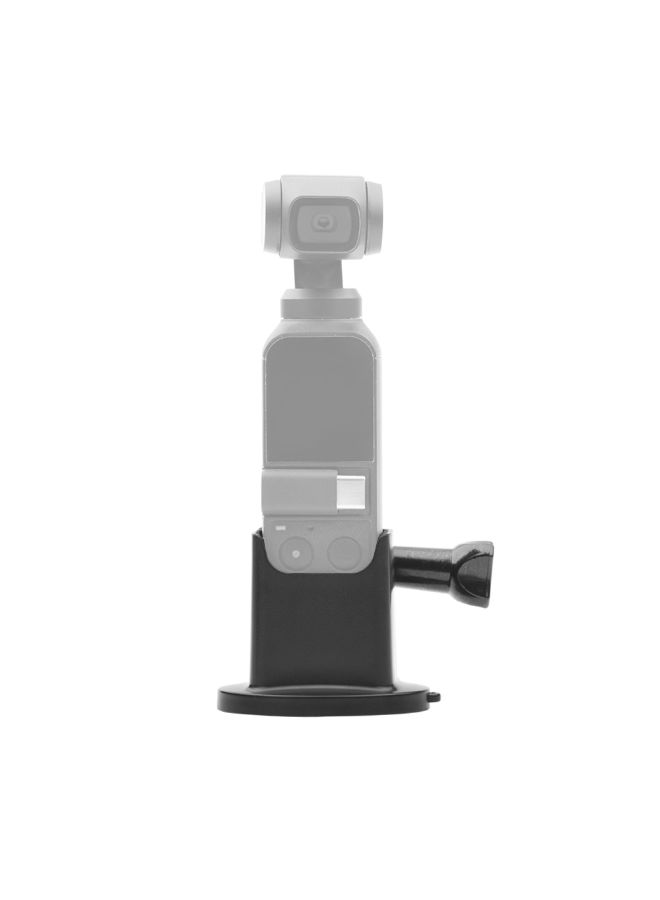 NIBEMINENT Bicycle Handlebar Mount Clamp Holding Bracket With Base Adapter Black - Image 4