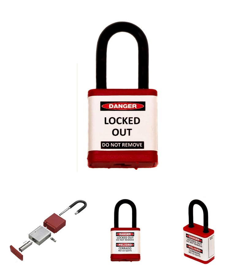 Zing Green Products 7147 Electrical Lockout Tagout Kit with Plug Lockout, Hasps, Safety Padlock, Lockout Tags, and Universal Circuit Breaker Lockout Devices - Image 2