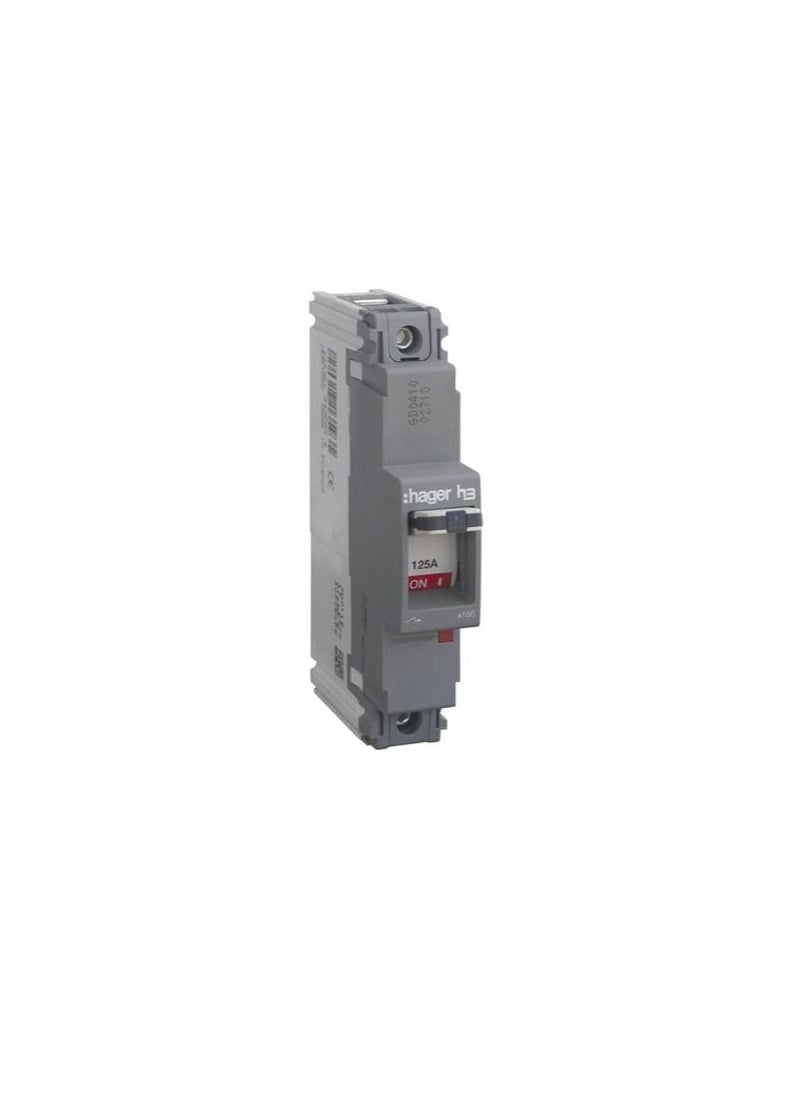 Hager Hager Single Pole MCCB HHA038Z | Moulded Case Circuit Breaker without Neutral 40A | h3 x160 TM FIX 1P1D 25kA  - Image 3