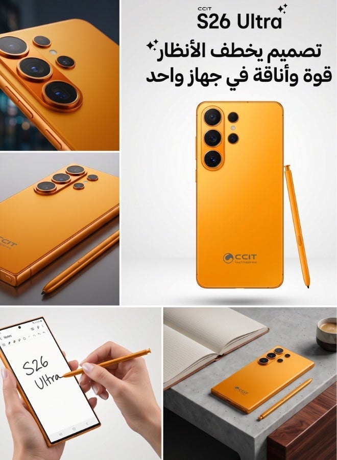 سي سي اي تي هاتف ذكي CCIT S26 Ultra بشبكة 5G | مساحة 1 تيرابايت ورام 16 جيجابايت مع قلم ذكي. - Image 5