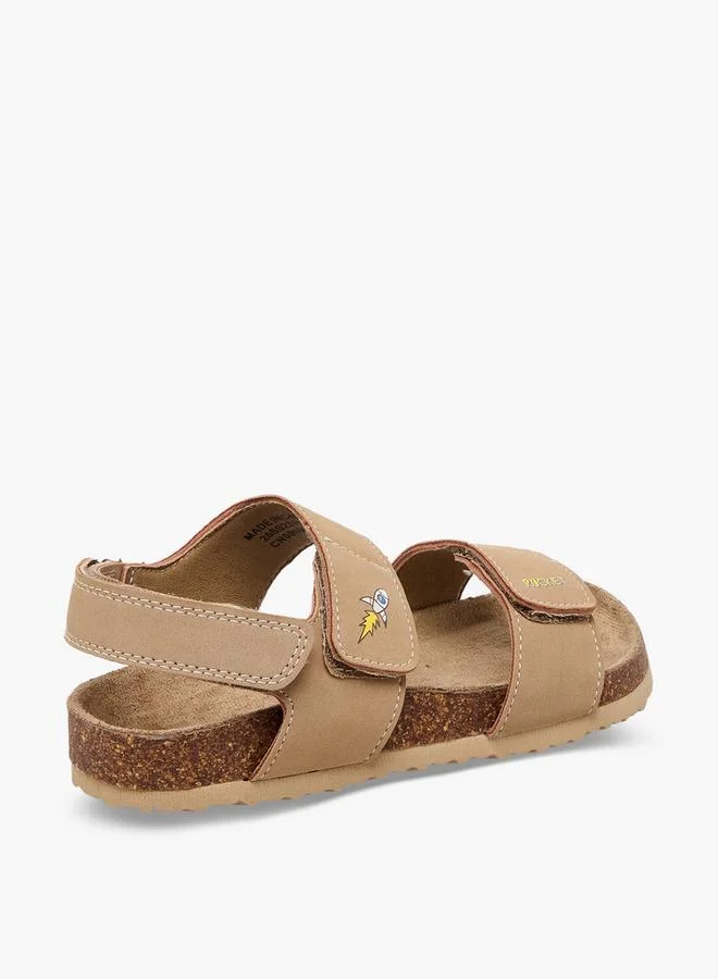 LBL By Shoexpress BEIGE Boys Hook & Loop Sandals for Men | Best Price UAE