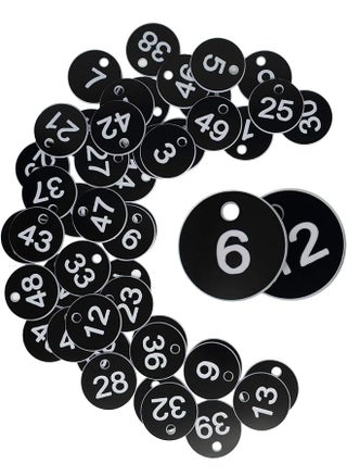 Plastic Id Number Tags Engraved Tags Key Tags Without Key Rings For Locker Dorm Hotel Bar Restaurant Club Restaurant Table Numbers 1 50 Black - pzsku/Z1AF4362D009EFCDEEFF0Z/45/1743946480/43b098e9-01b4-454a-8f1a-af9434ee38a2