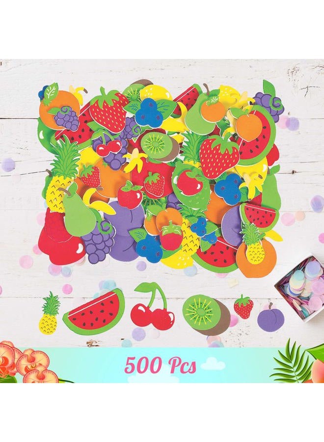 Fun Express Fruit Shapes Self Stick Foam Shapes 500/pk. - Image 3