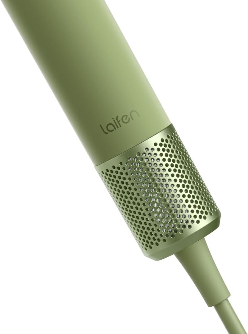 Mini High-Speed Ionic Hair Dryer – Green | Best-Seller Worldwide, #1 International | Lightweight, Low Noise, Compact with Magnetic Nozzle & Travel Pouch – Home & Travel - Image 2