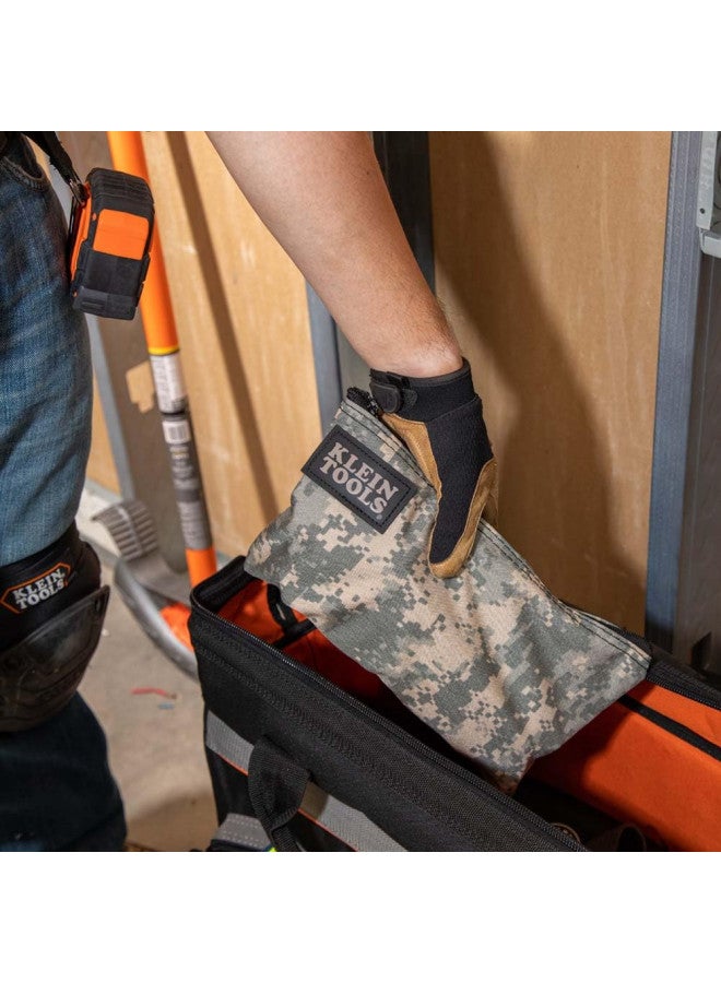 Klein Tools 5139C Zipper Bag, Camouflage Cordura Nylon Tool Pouch with Heavy-Duty Zipper Close, 12.5 x 7-Inch - Image 4