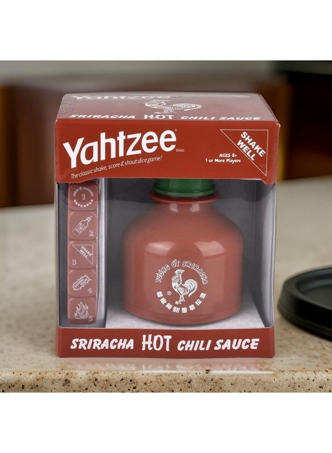 USAopoly YAHTZEE: Sriracha | Collectible Sriracha Bottle Dice Cup | Classic Dice Game Based on The Popular Hot Sauce Sriracha | Great for Family Night | Officially Licensed Sriracha Game & Merchandise - Image 3