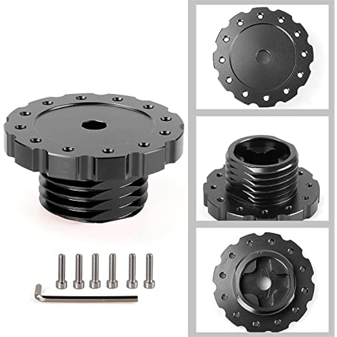 rayihni محول عجلة القيادة من الألمنيوم، محول عجلة القيادة لألعاب السباقات لمحركات T300 و T500 و TS-PC و TS-XW - Image 2