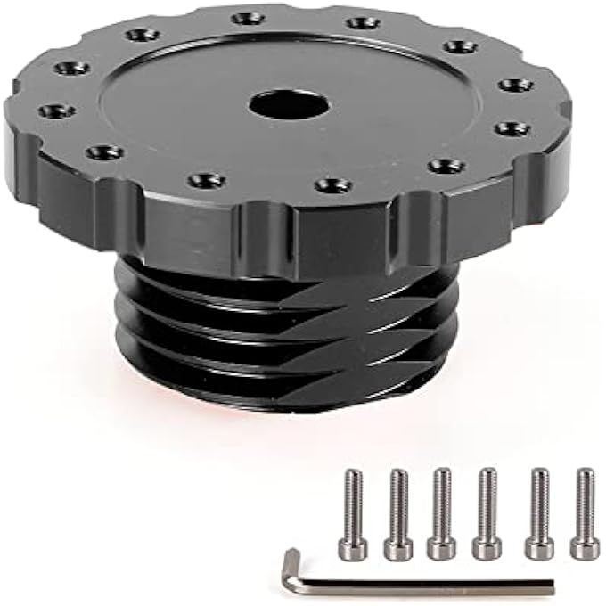 rayihni محول عجلة القيادة من الألمنيوم، محول عجلة القيادة لألعاب السباقات لمحركات T300 و T500 و TS-PC و TS-XW - Image 1