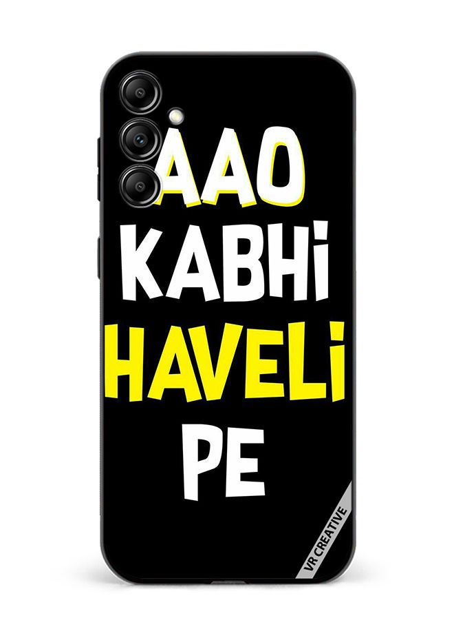 Protective Case Cover For Samsung Galaxy M14 Aao Kavi Haveli Pe Design Multicolour