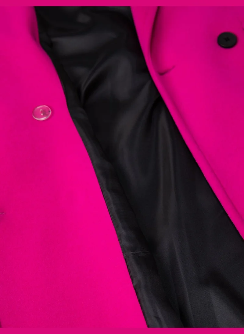 كوتون Double Breasted Maxi Coat