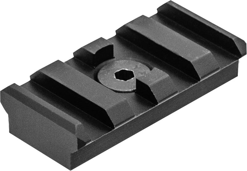 UTG Pro 4-Slot Picatinny Rail Section, Black - Image 1