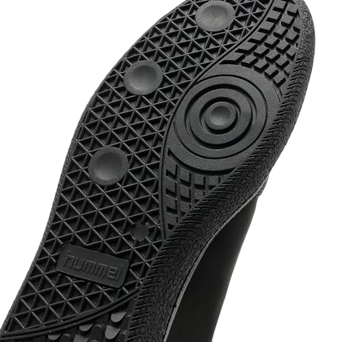 hummel Classic Elite Casual Sneaker for Men Lightweight Breathable with Enhanced Comfort Cushioned Insole and Slip-Resistant Work and Play Casual Shoes Black UK 10 - Image 3
