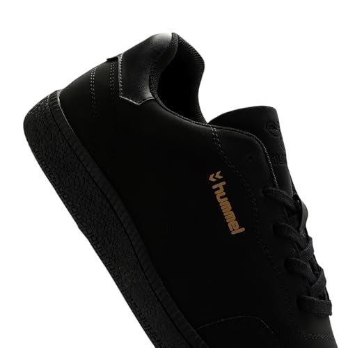 hummel Classic Elite Casual Sneaker for Men Lightweight Breathable with Enhanced Comfort Cushioned Insole and Slip-Resistant Work and Play Casual Shoes Black UK 10 - Image 4