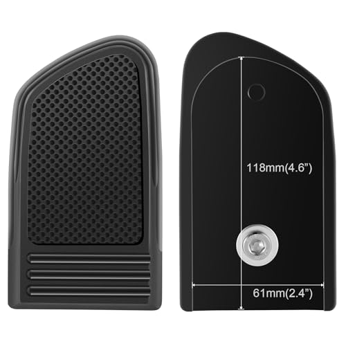 HEYOMOTOR Brake Pedal Pad Cover for Harley Touring, Road King, Street Glide (1980-2023), Softail FL Slim, Heritage, Fatboy (1986-2017), Dyna FLD (2012-2016) - Image 2