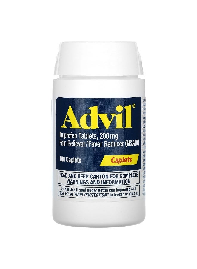 Advil Advil, Ibuprofen Tablets, 200 mg, 100 Coated Caplets - Image 5