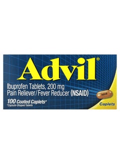 Advil Advil, Ibuprofen Tablets, 200 mg, 100 Coated Caplets  - Image 1