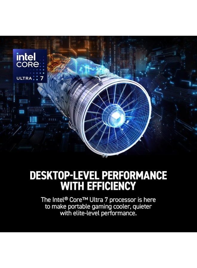 MSI Vector 16 HX AI 16” 144Hz FHD+ Gaming Laptop: Intel Core Ultra 7-255HX, NVIDIA Geforce RTX 5070Ti, 16GB DDR5, 512GB NVMe SSD, Thunderbolt 5, Wi-Fi 6E, Win 11 Home: Cosmo Gray A2XWHG-275US English Cosmo Gray - Image 2