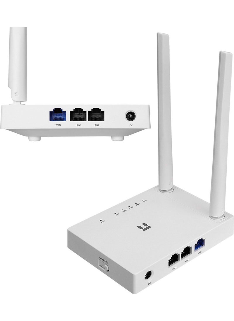 AYT - Netis W1 300 Mbps 2.4ghz 2 Antenna Router Repeater Smart Internet Signal Booster - Image 1