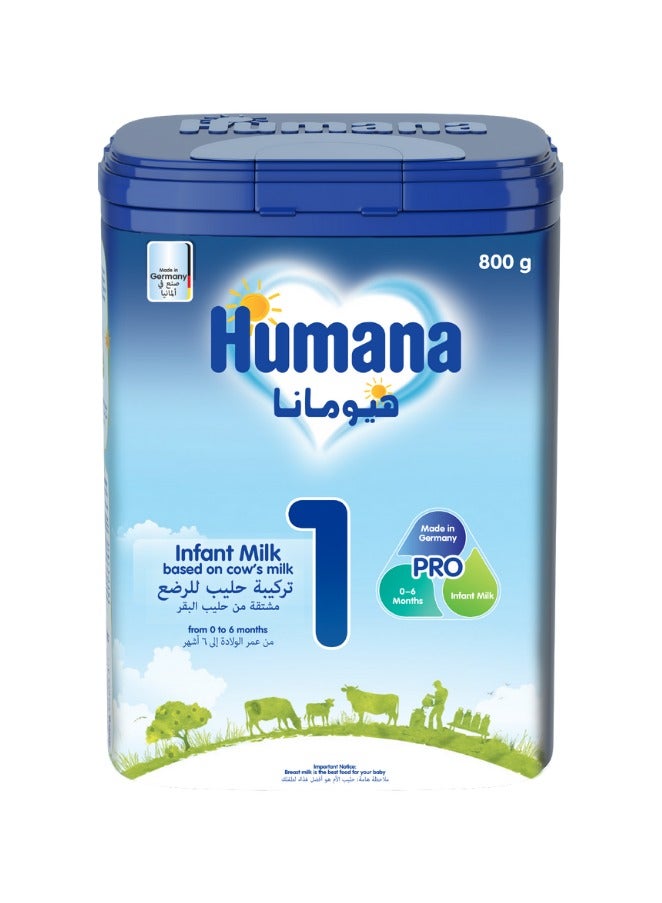 Humana Probalance Stage 1 Infant Formula Non Gmo 0-6M 800g - Image 1