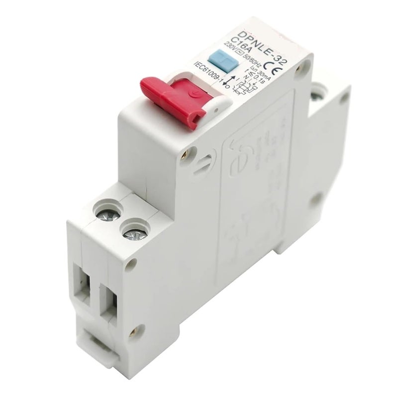 قاطع دائرة EKL9 40 RCBO 1P N 2P 16A 20A 30mA 6KA للحماية من التيار الزائد والتسرب الكهربائي - Image 1