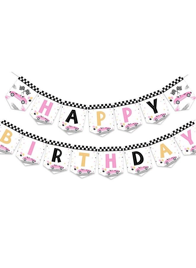 Race Car Birthday Decorations For Girls Race Car Happy Birthday Banner Pink Let'S Go Racing Birthday Party Supplies - pzsku/Z1AF541B5C986C7E9832FZ/45/_/1697271386/be4f2801-8034-4513-bcb9-68225b21a81b