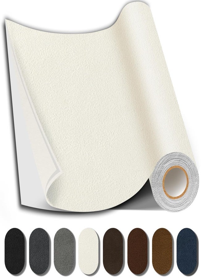 Shagoom Suede Repair Patch, Large Fabric Repair Tape, Self-Adhesive Patches for Furniture, Couch, Sofa, Car Interior, Shoes, Hand Bag, Clothing (Beige, 3.5X79 Inch) - Image 1