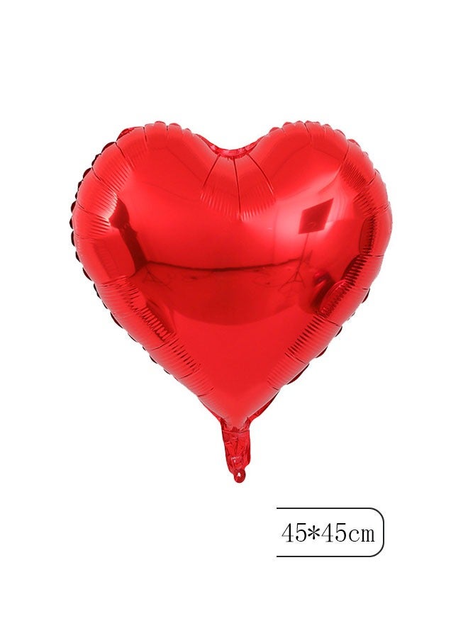 20 قطعة قلب ديكور بالونات نفخة مجموعة مع شرائط لحفلة عيد الميلاد حفل الزفاف احتفال عيد الحب الأنشطة 45 سم - Image 5